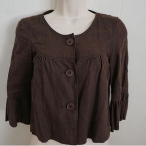 Juicy Couture brown cropped jacket S